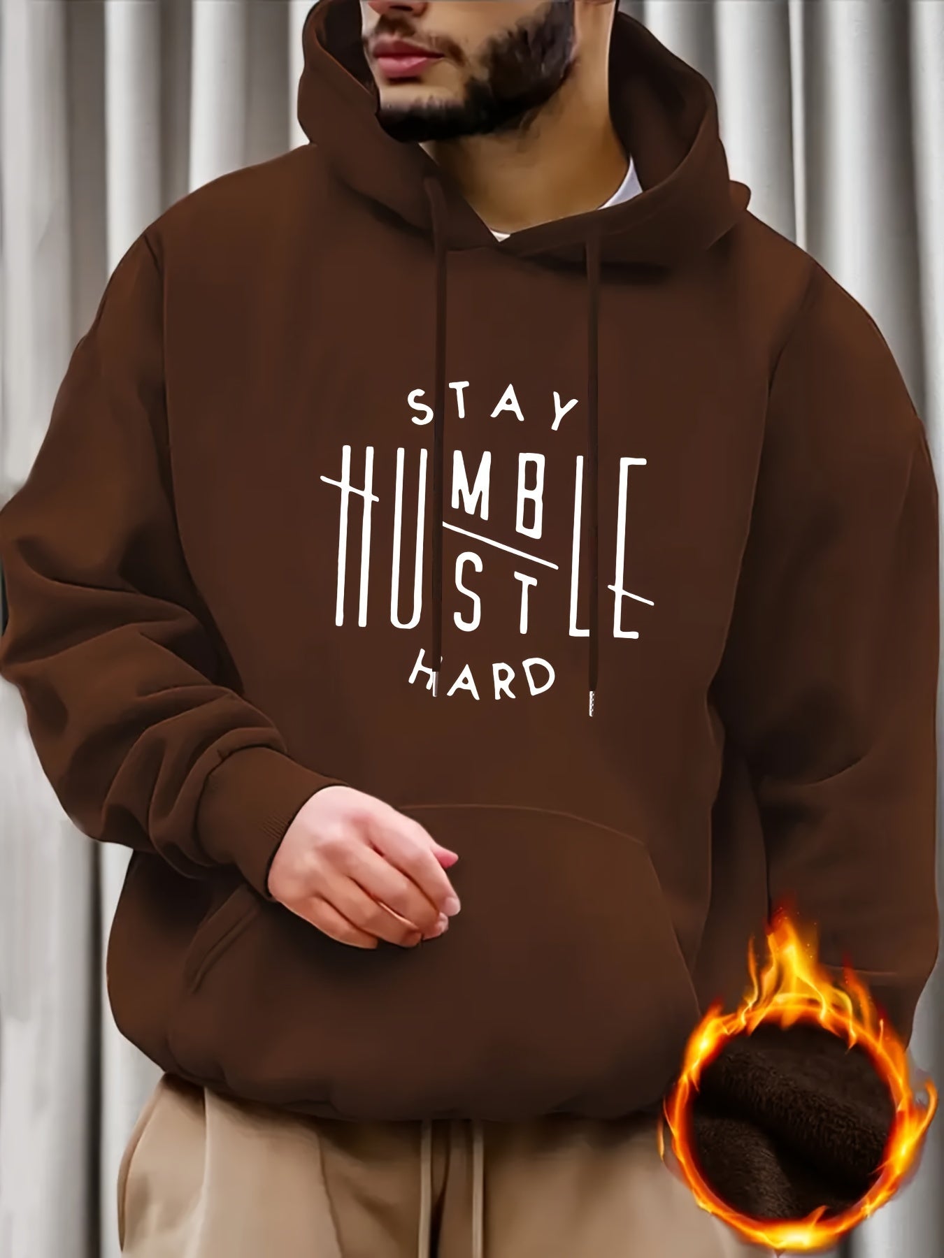 KOURRTER Տղամարդկանց ոգեշնչող վերնաշապիկ - «Stay Humble» գրաֆիկական տպագիր, երկարաթև, պոլիեսթեր խառնուրդ, առկա է սև, կարմիր, դեղին, կապույտ, ծիրանագույն, մուգ կապույտ, սուրճ, վարդագույն, բաց մոխրագույն - լվացվում է մեքենայում, հագուստ բոլոր սեզոններին:
