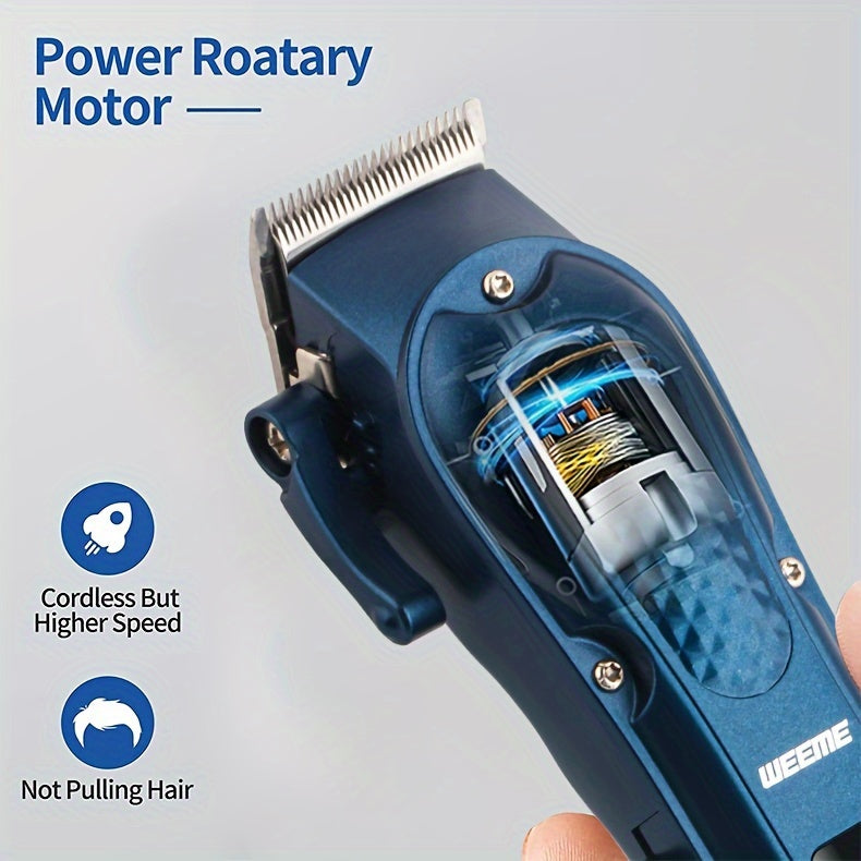 WEEME Men's Exclusive Electric Hair Clipper, Convenient for Car Travel and Carry, USB Fast Charging, Essential for Handsome Men, Holiday Gifts, Birthday Gifts, Give to Friends or Family Members, Easy Styling, Father's Day Gif