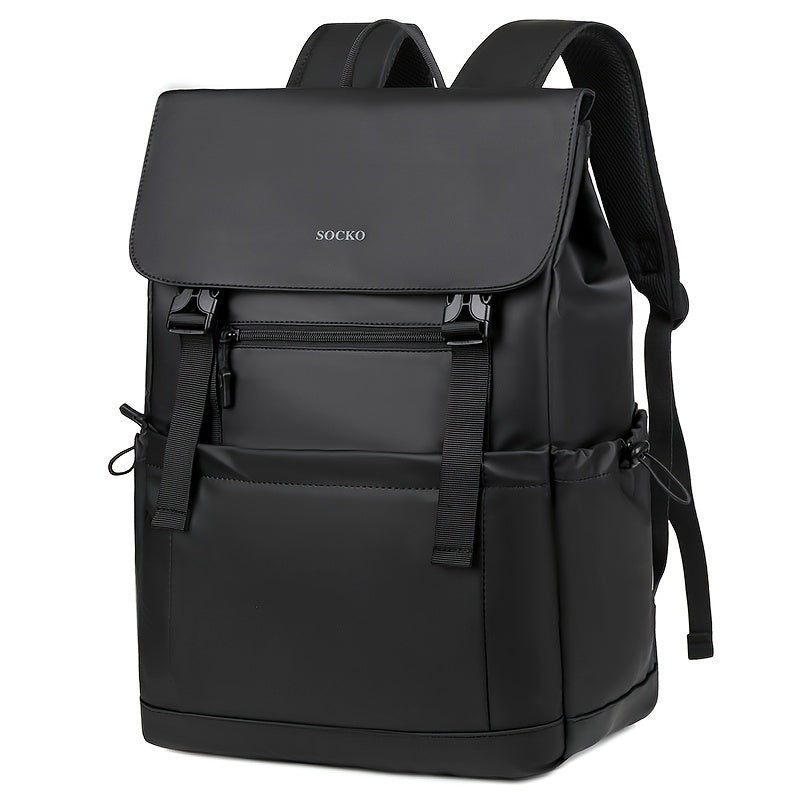 Stylish Men's Large Capacity Backpack - Perfect for Daily Commute, Business Travel & Casual Outings | Durable Fabric, No Battery Required