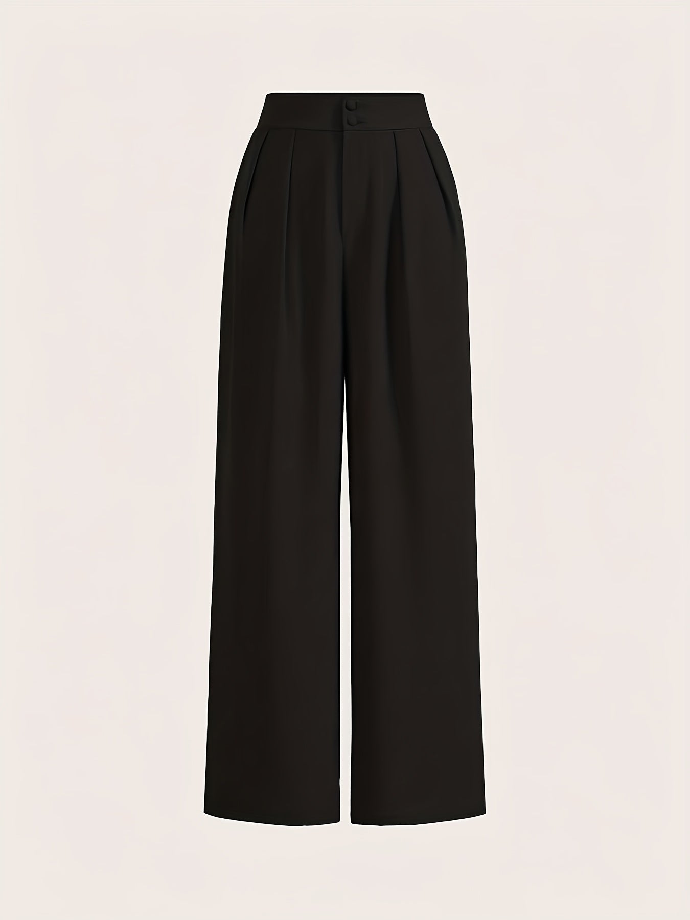 Two-piece Set of High-waisted Wide-leg Pants