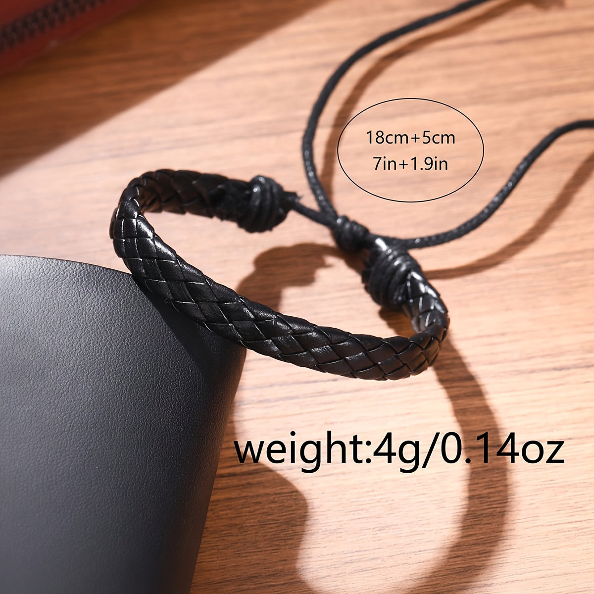 Men's Watch 2pcs/Set Sports Leisure Fashion Digital Round Dial Quartz Watch And PU Woven Wrap Wristband Suitable for Men Party,Holiday,Birthday Wear Or As Brother,The Best Gift for A Man(No Box)