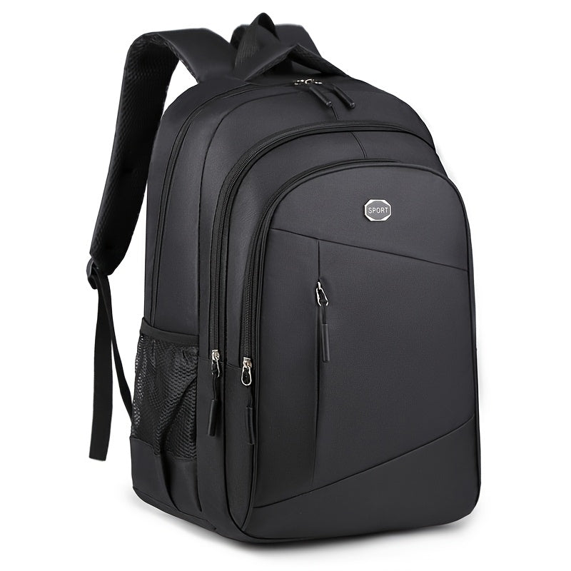 1pc Oxford Cloth Large Capacity Multifunctional Men'S Backpack, Laptop Backpack, Business Backpack, Student Schoolbag Suitable for Commuting and Business