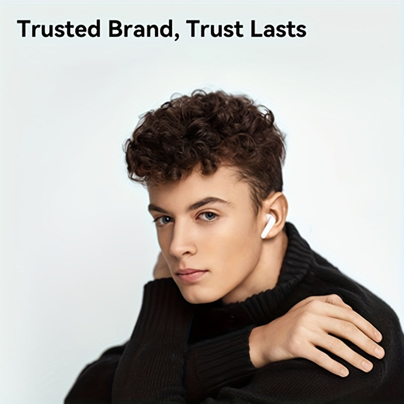 In-Ear Wireless Headphones with HIFI Sound Quality, Truly Wireless, Omnidirectional Stereo, Low Latency, Automatic Connection, High-Definition Noise Reduction, Large Battery Capacity, Ultra-Long Battery Life, And LED Digital