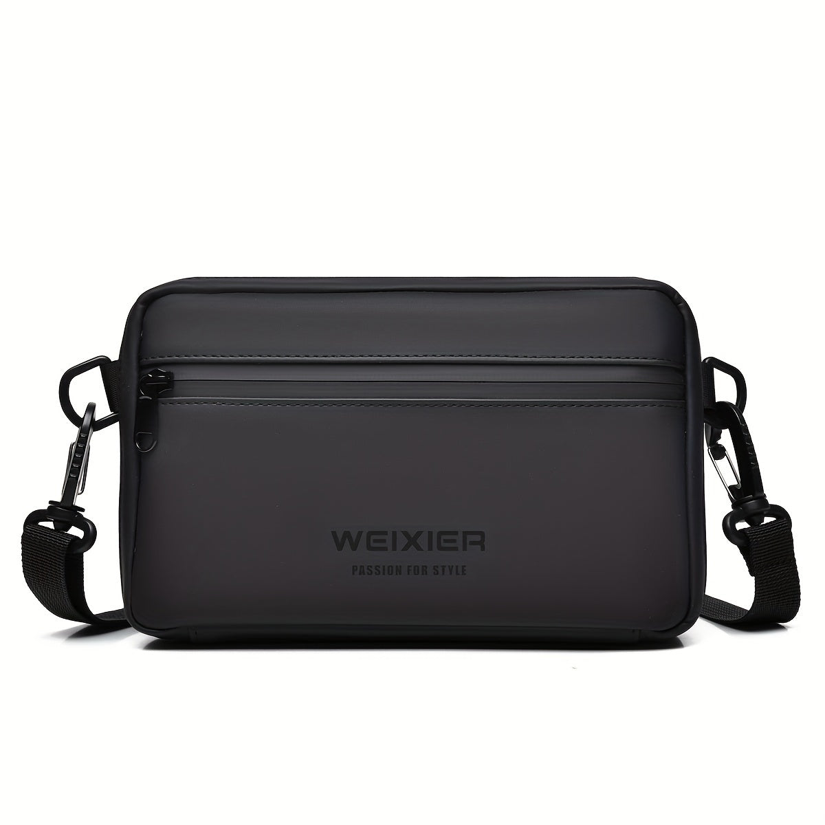 WEIXIER Unisex Fashion Messenger Bag, Shoulder Satchel with Detachable Strap, Polyester Lined, Business Briefcase for Commuting & Outdoor, Ideal Gift for Husband Or Boyfriend