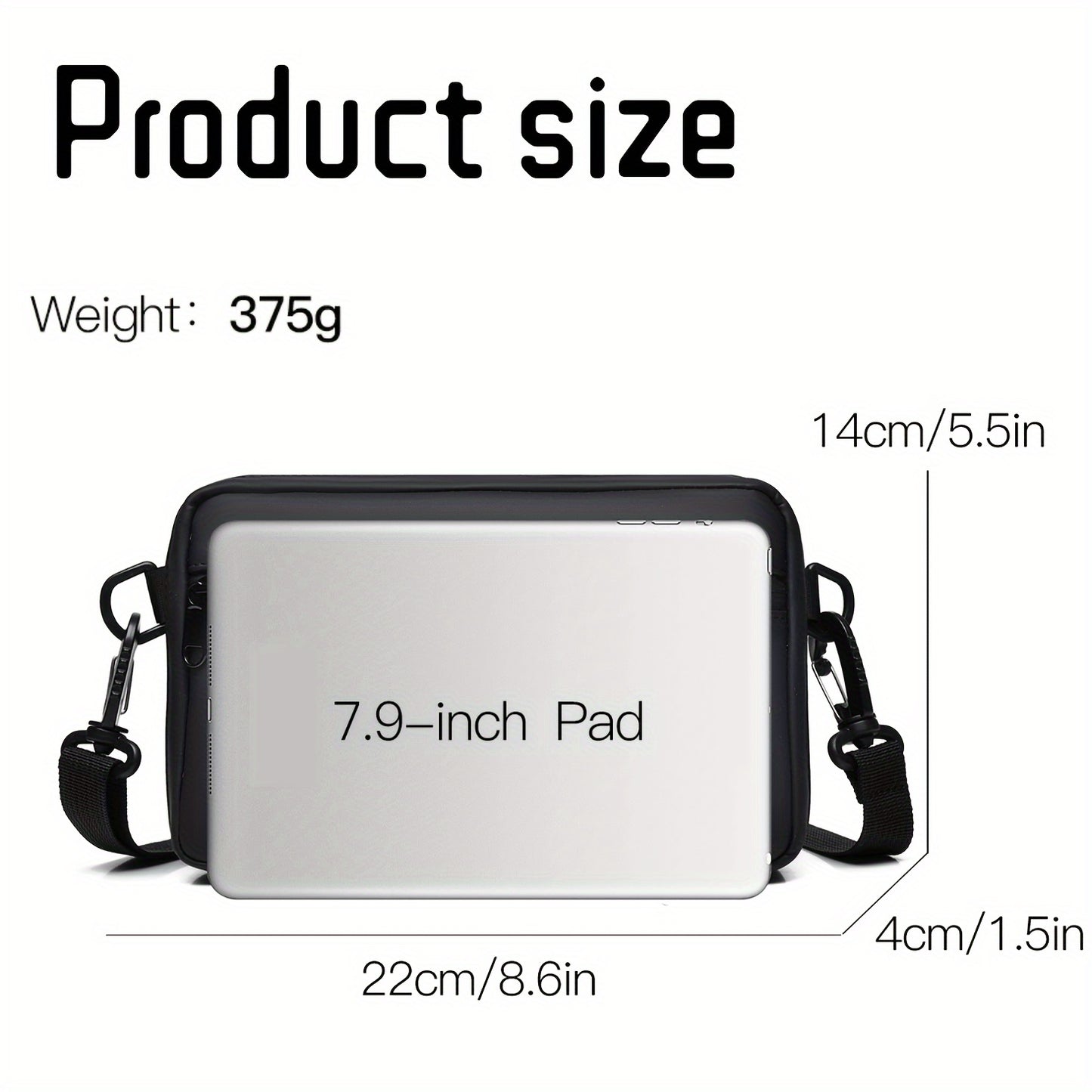 WEIXIER Unisex Fashion Messenger Bag, Shoulder Satchel with Detachable Strap, Polyester Lined, Business Briefcase for Commuting & Outdoor, Ideal Gift for Husband Or Boyfriend
