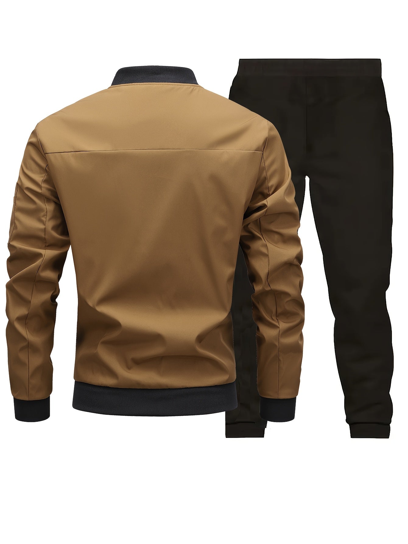 Sports Suit Men'S Spring and Autumn Casual Jacket Set with Matching Men'S Wear