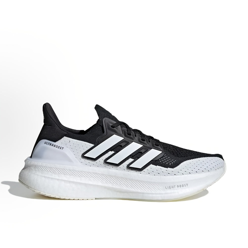 adidas ULTRABOOST 5 Running Shoes - Lightweight Cushioned Athletic Sneakers with Boost Technology, Non-Slip Rubber Outsole, Low-Top Training Shoes for Men & Women (Black/White - IF1480) - All-Season Gym, Jogging, Casual Attir