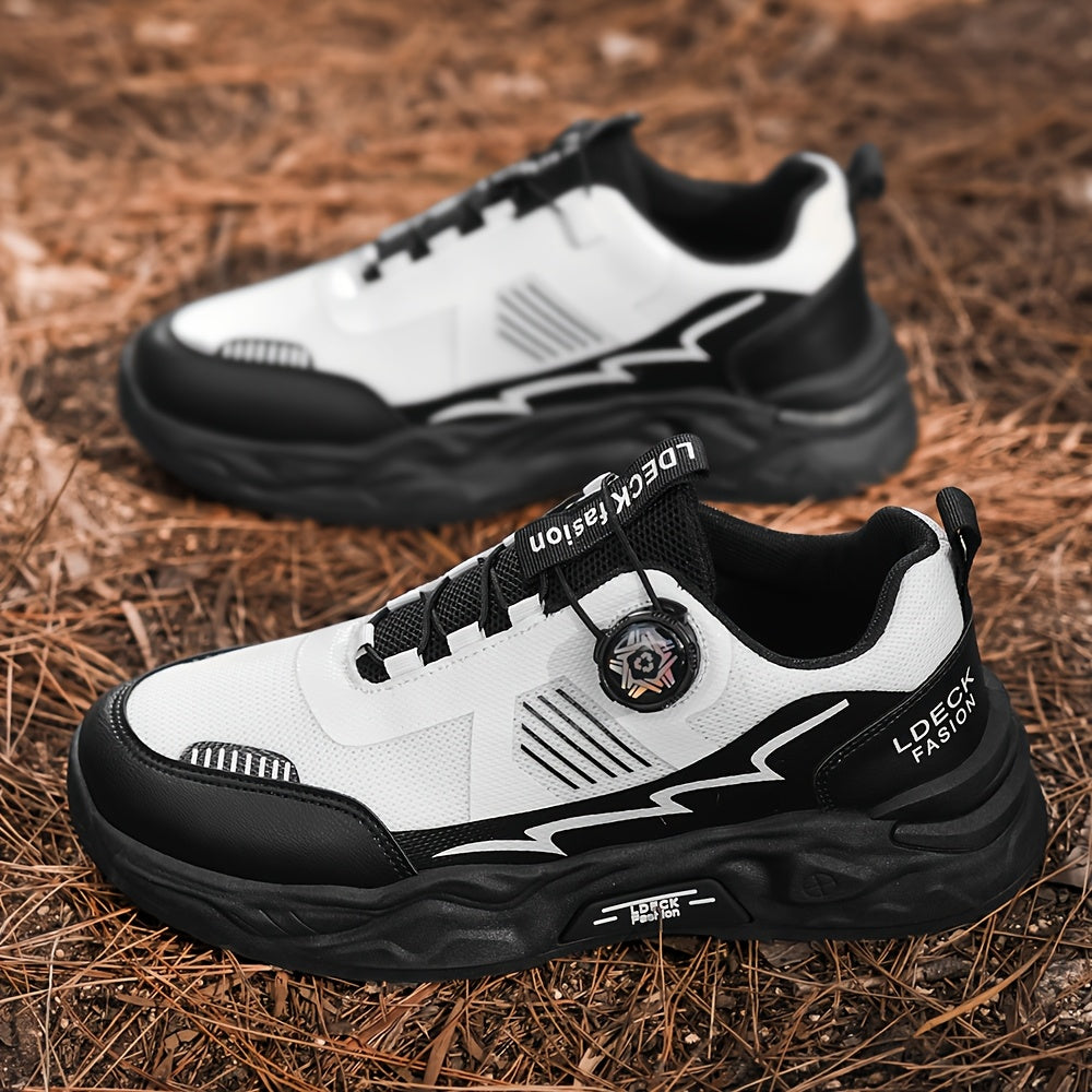 2025 Men'S Slip-Resistant Durable Fashionable Comfortable Height-Increasing Casual Skate Shoes, Low Top Round Toe Lace-Up with Fabric Inner & PVC Sole for All Seasons, Street Style Casual Footwear | Modern Look Sneakers | Dur