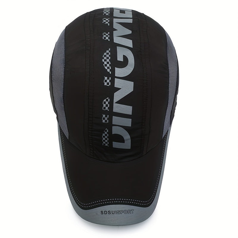 New Summer Quick-Dry Baseball Cap Unisex Youth Fashion Outdoor Sports Sun Protection Breathable Mesh Hat Sunshade Truck Hat