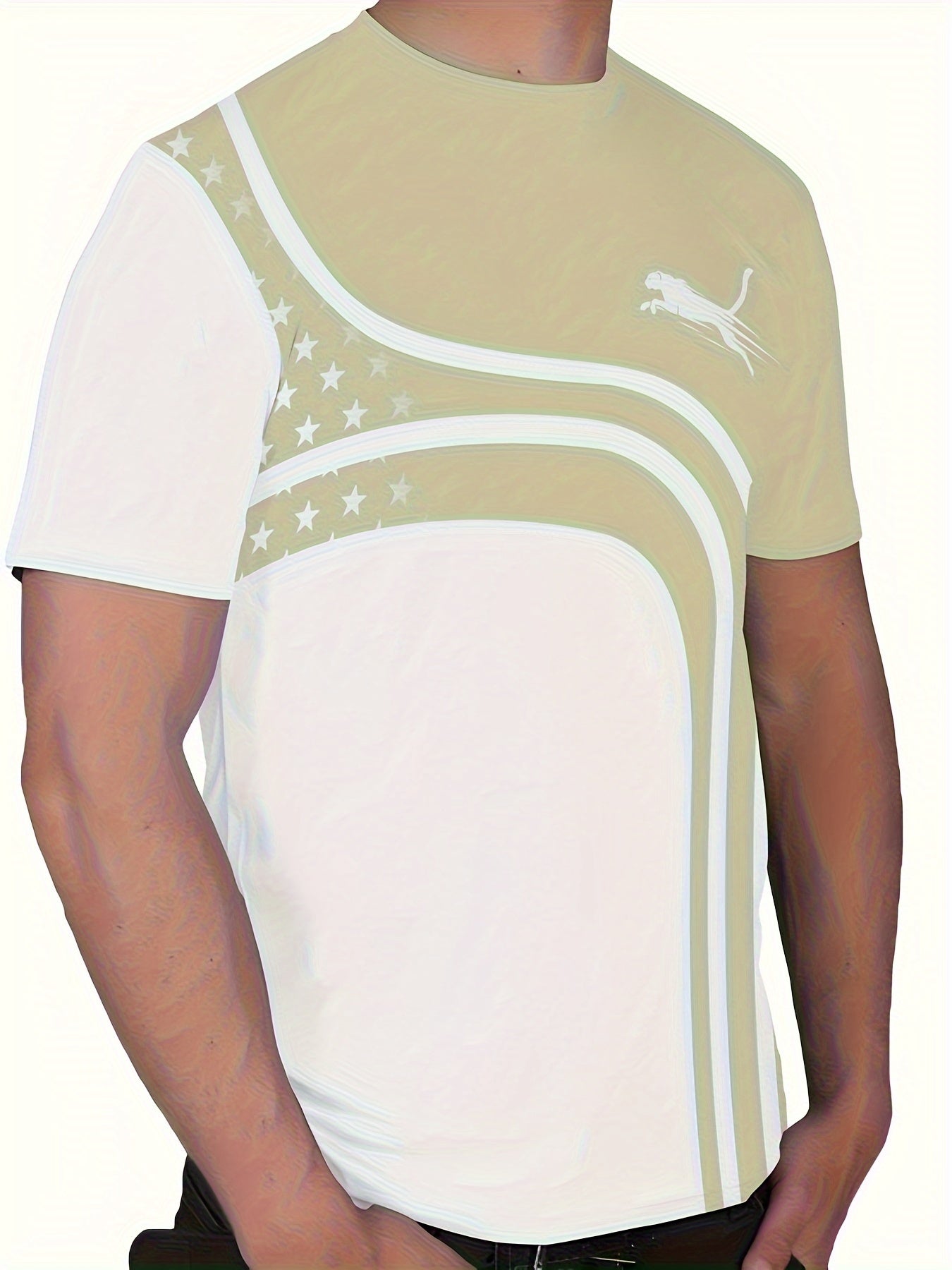Men's Fashion Casual Round Neck T-shirt