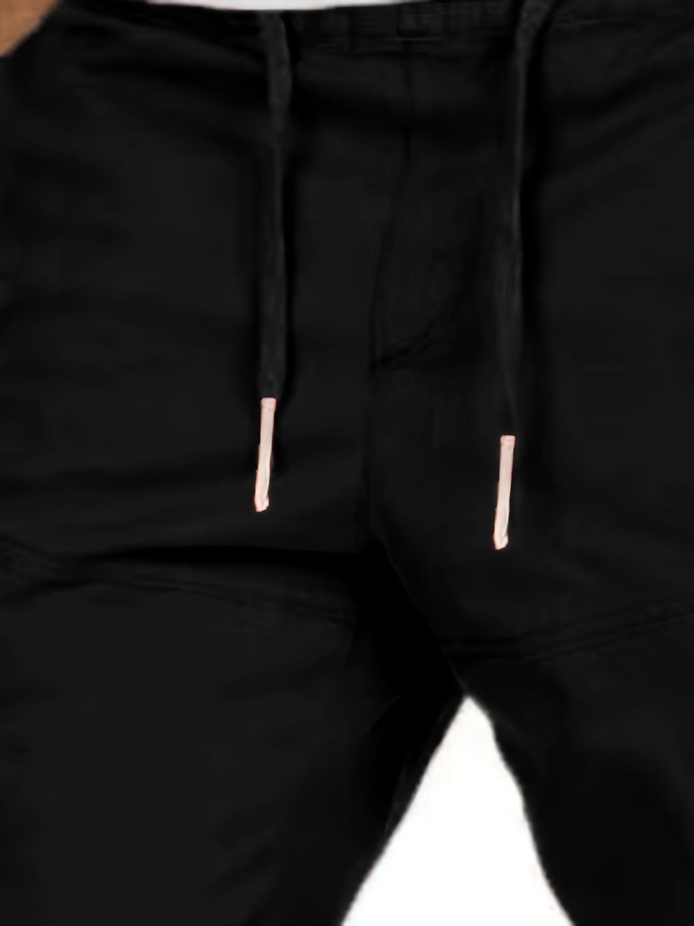 Men's Trendy Solid Footed Cargo Pants With Side Pocket, Comfy Casual Regular Fit Trousers For Men's Outdoor Activities