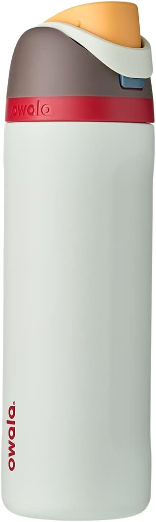 Owala Freesip Insulated Stainless Steel Water Bottle with Straw for Sports, Travel, and School Bpa-Free Sports Water Bottle, 24 Oz, Denim