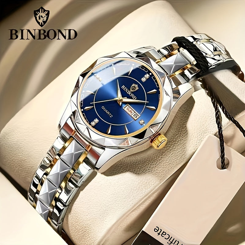 Women's Casual Luxury Simple Luminous Calendar Quartz Watch