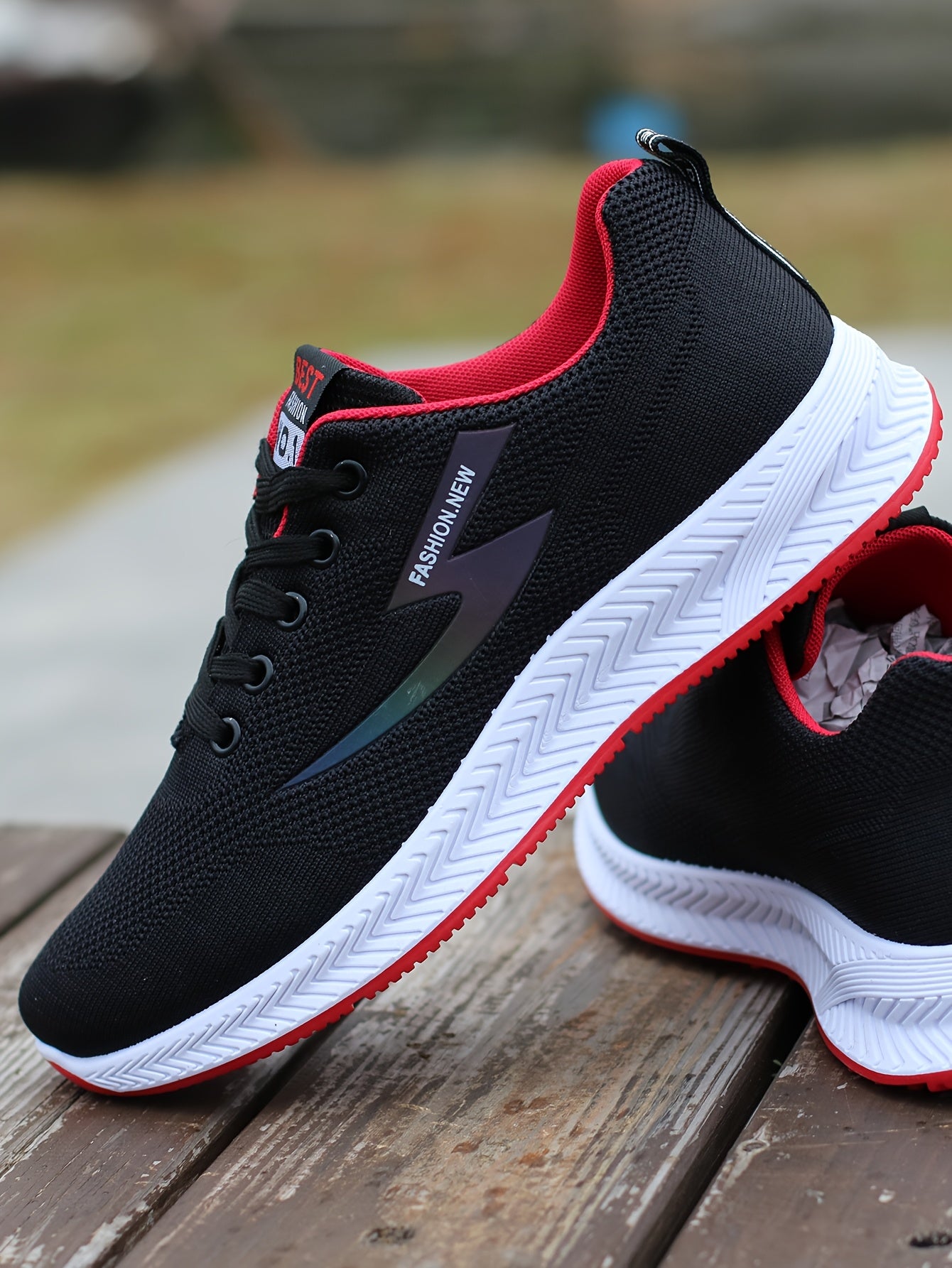 Breathable Men's Athletic Sneakers - Lightweight, Non-Slip Running Shoes with Soft Rubber Sole, Stylish Black Mesh Design for All Seasons, Casual & Sporty Wear, Allseason Footwear, Modern Streetwear, Comfortable Fabric Insole