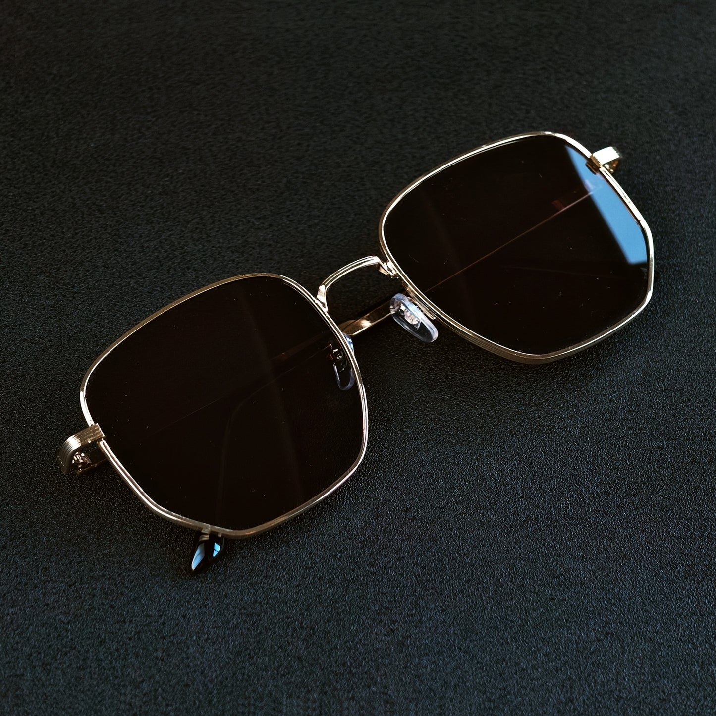 Classic Style Retro Design Fashion Glasses Geometric Metal Frame Suitable for Men and Women Decorative Glasses for men and women, casual business, party street photography, fashionable clothing accessories, ideal choice for g