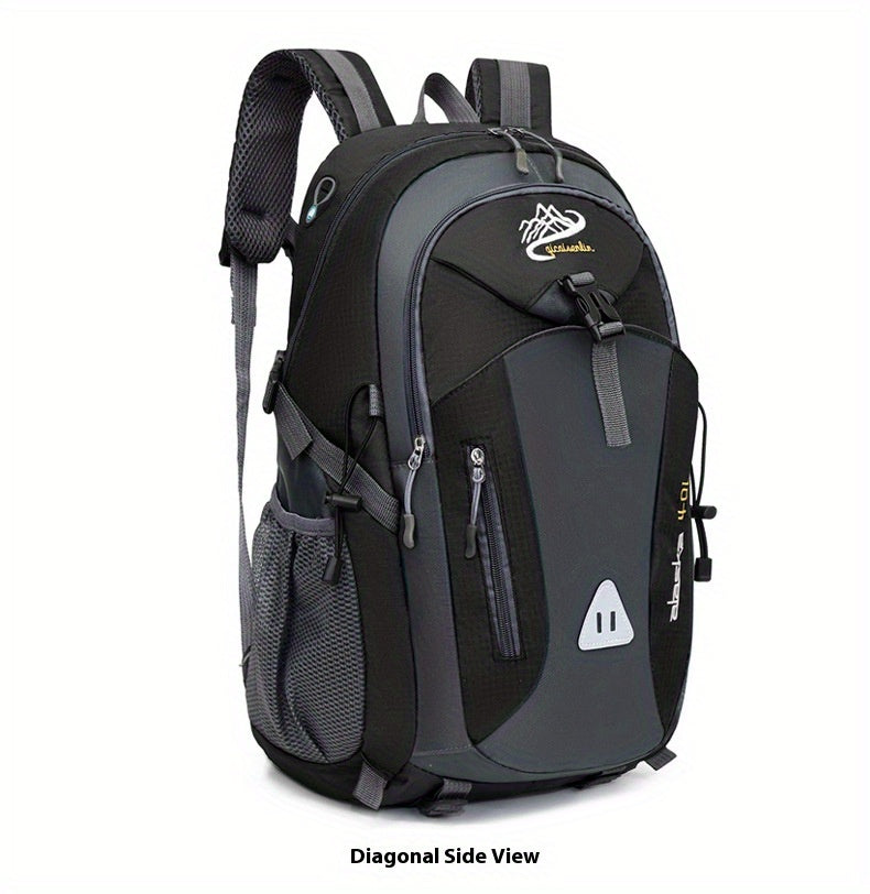 35L Large Capacity Hiking Backpack - Durable Polyester, Adjustable Shoulder Straps, Multiple Compartments for Camping, Travel & Outdoor Adventures - Ideal Gift for Hikers, Backpacking Gear
