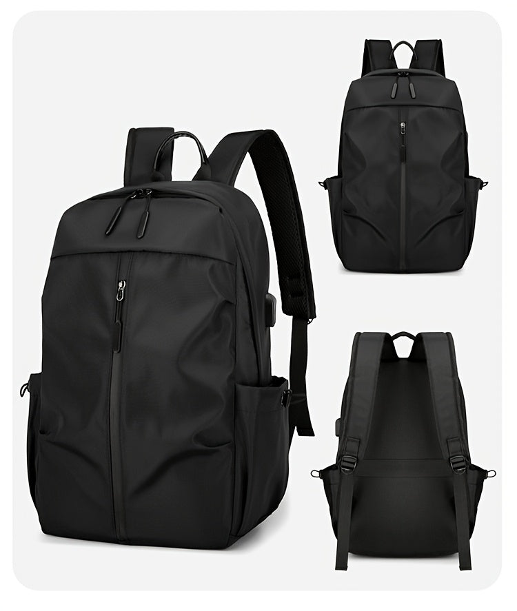 TMOOS Lightweight Large Capacity Backpack - Heavy-Duty Oxford Fabric Travel, Gym, Hiking, Laptop Backpack with Multiple Compartments, Padded Shoulder Straps - Convertible Crossbody Bag for Men, Women, Students, Professionals