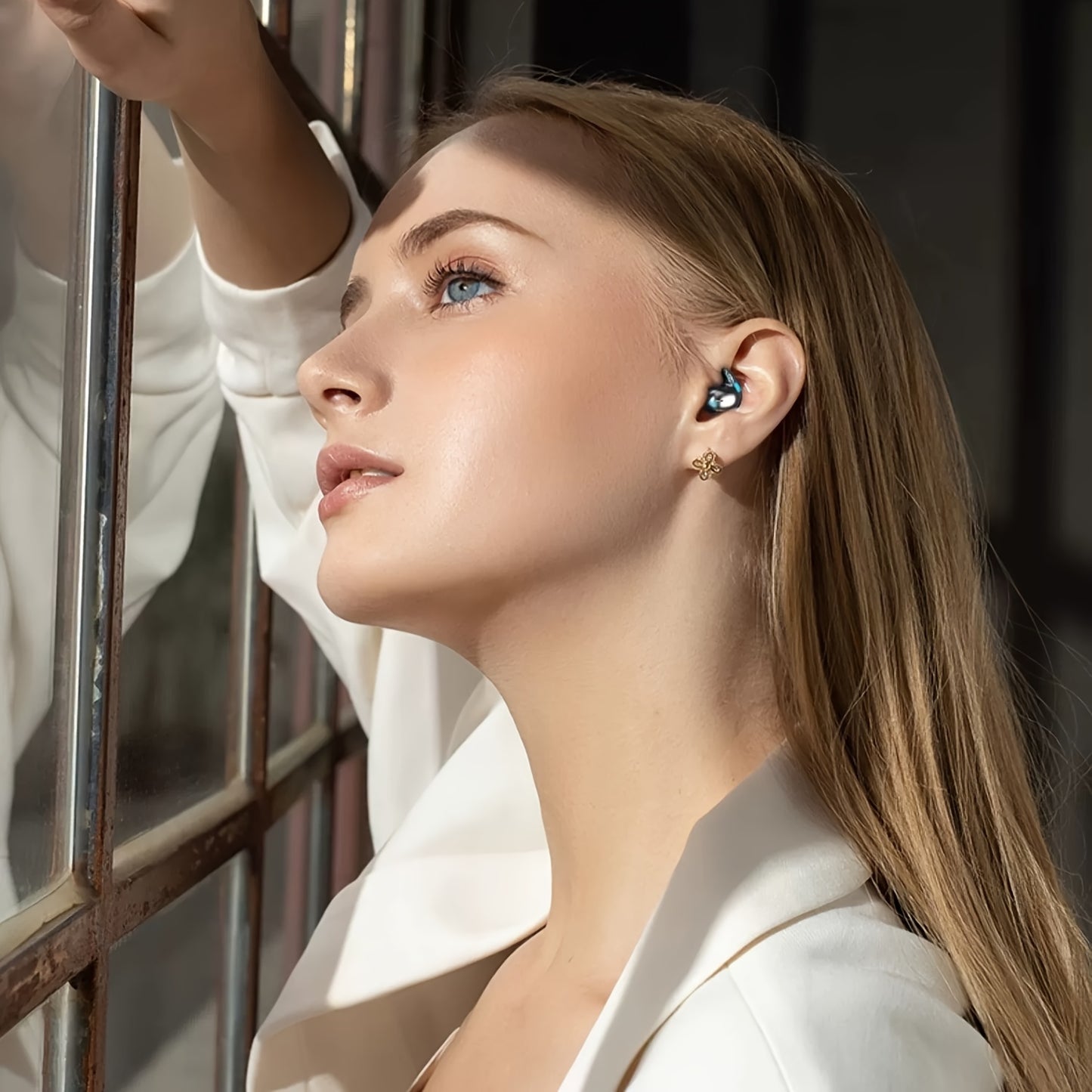 True Wireless in-ear sleep confortable headset music Earbuds video TWS HIFI bass 9D Stereo HD calling Earphones for Android for iPhone Cellphone sport Earpieces smart headphones
