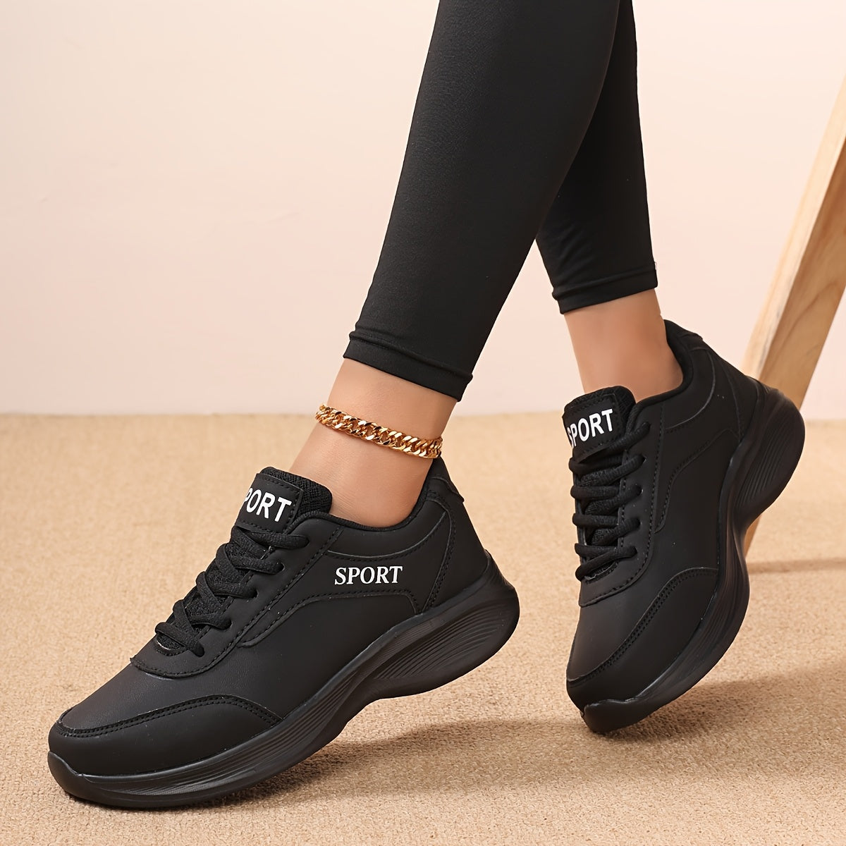 Women's Lightweight Casual Sneakers - Breathable Synthetic Synthetic Leather & Fabric Upper, Cushioned EVA/MD Sole, All-Season Lace-Up Walking Shoes for Work, Travel, Casual Attire - White with Purple Accents, Stylish Athleti