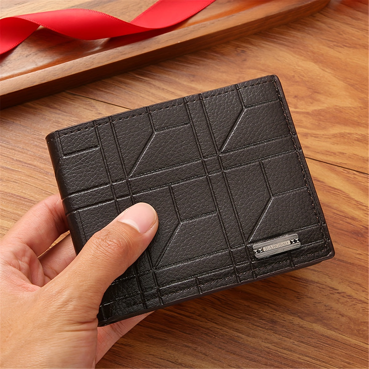 5pcs Men's New Fashionable Multifunctional Elegant Watch Gift Set with Business Steel Strap, Multi-Function Wallet, Glasses, Keychain, Hair Clipper, Suitable as His Holiday Present, Perfect for Thanksgiving