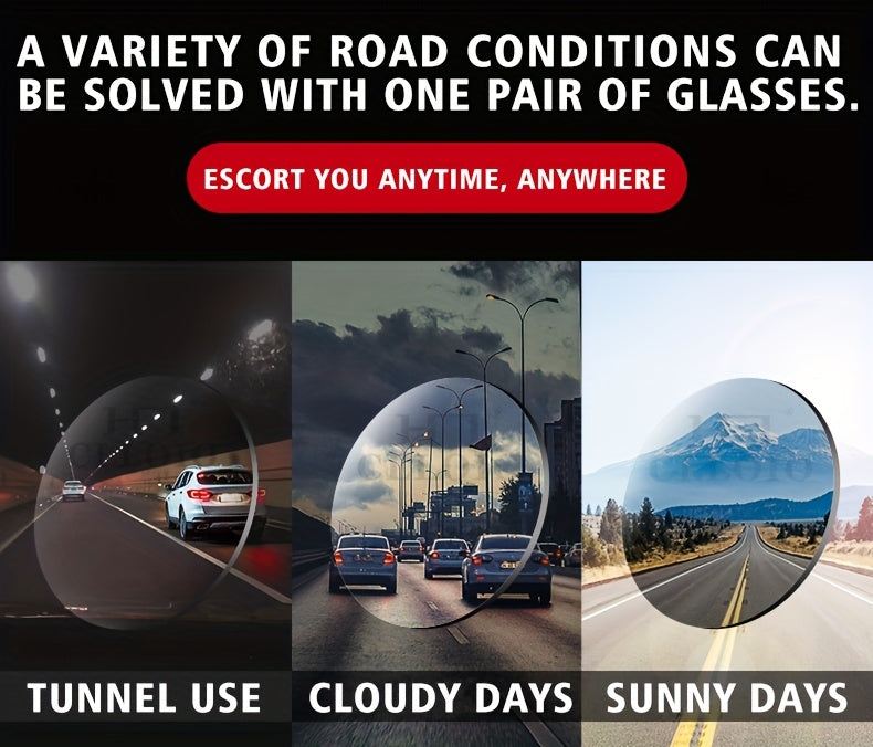 CLLOIO Top Quality Photochromic Men Women Polarized Driving Chameleon Anti-glare Sport UV400