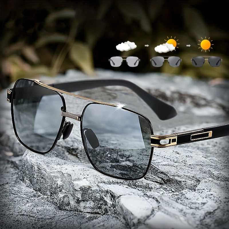 CLLOIO Top Quality Photochromic Men Women Polarized Driving Chameleon Anti-glare Sport UV400