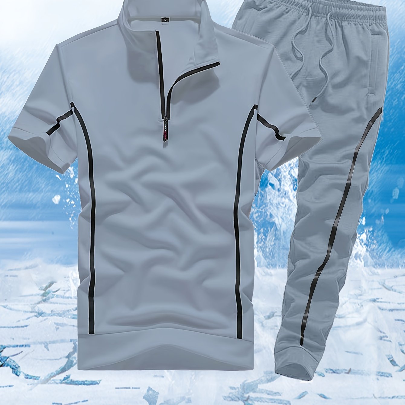 New Casual Outdoor Trendy Loose Sportswear Set
