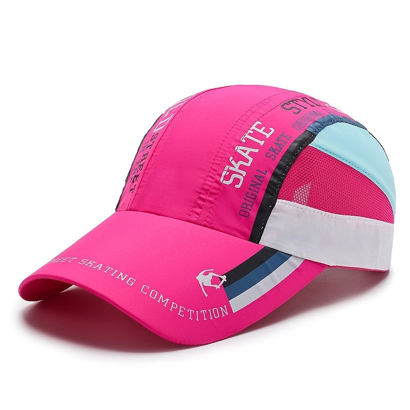Summer Baseball Cap for Outdoor Sun Protection, Breathable And Quick-Drying, Suitable for Both Men And Women, Ideal for Sports, Travel, And Hiking, with a Thin Design.