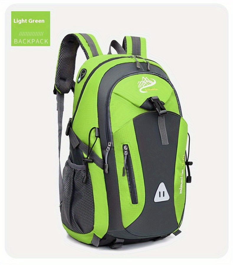 35L Large Capacity Hiking Backpack - Durable Polyester, Adjustable Shoulder Straps, Multiple Compartments for Camping, Travel & Outdoor Adventures - Ideal Gift for Hikers, Backpacking Gear