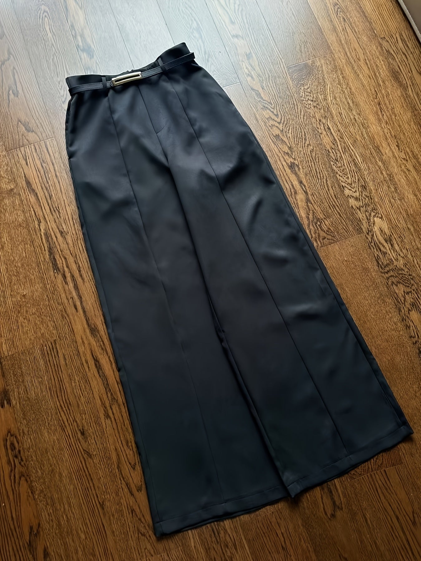 Summer Sexy Half-Turtleneck Sleeveless Vest + Versatile Western Flare Pants Set with Belt
