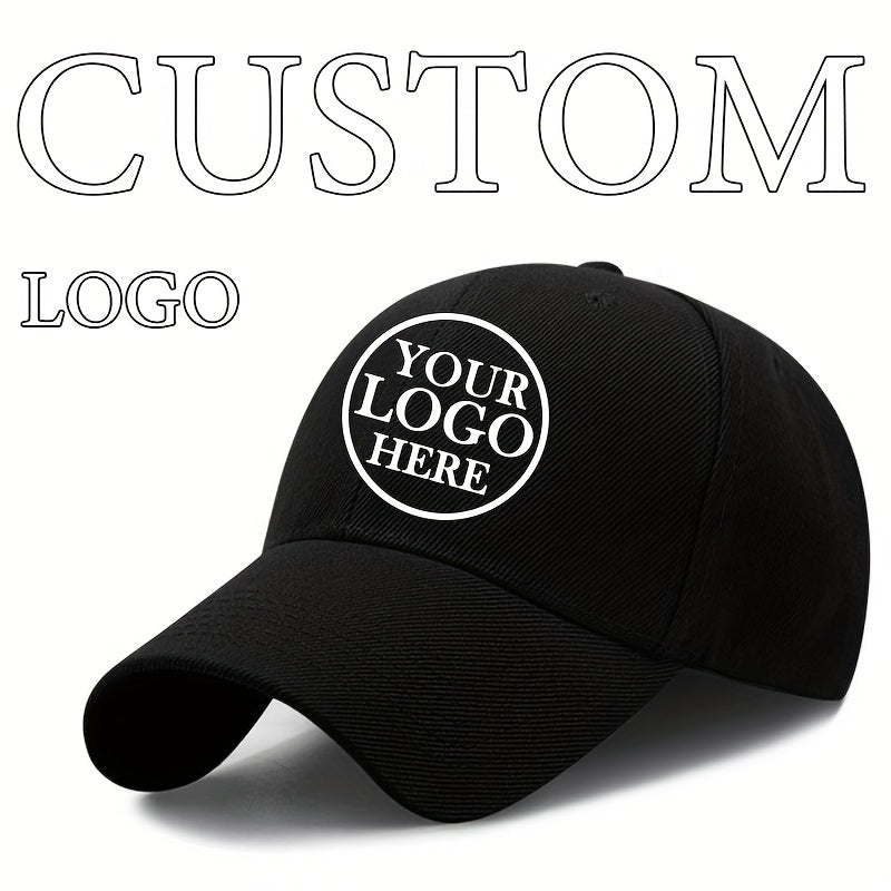 Customizable Baseball Cap - Adjustable, Lightweight Polyester Hat for Men & Women - Personalize with Text, Photos, or Logo - Available in Multiple Colors, Custom Baseball Cap, Without Battery