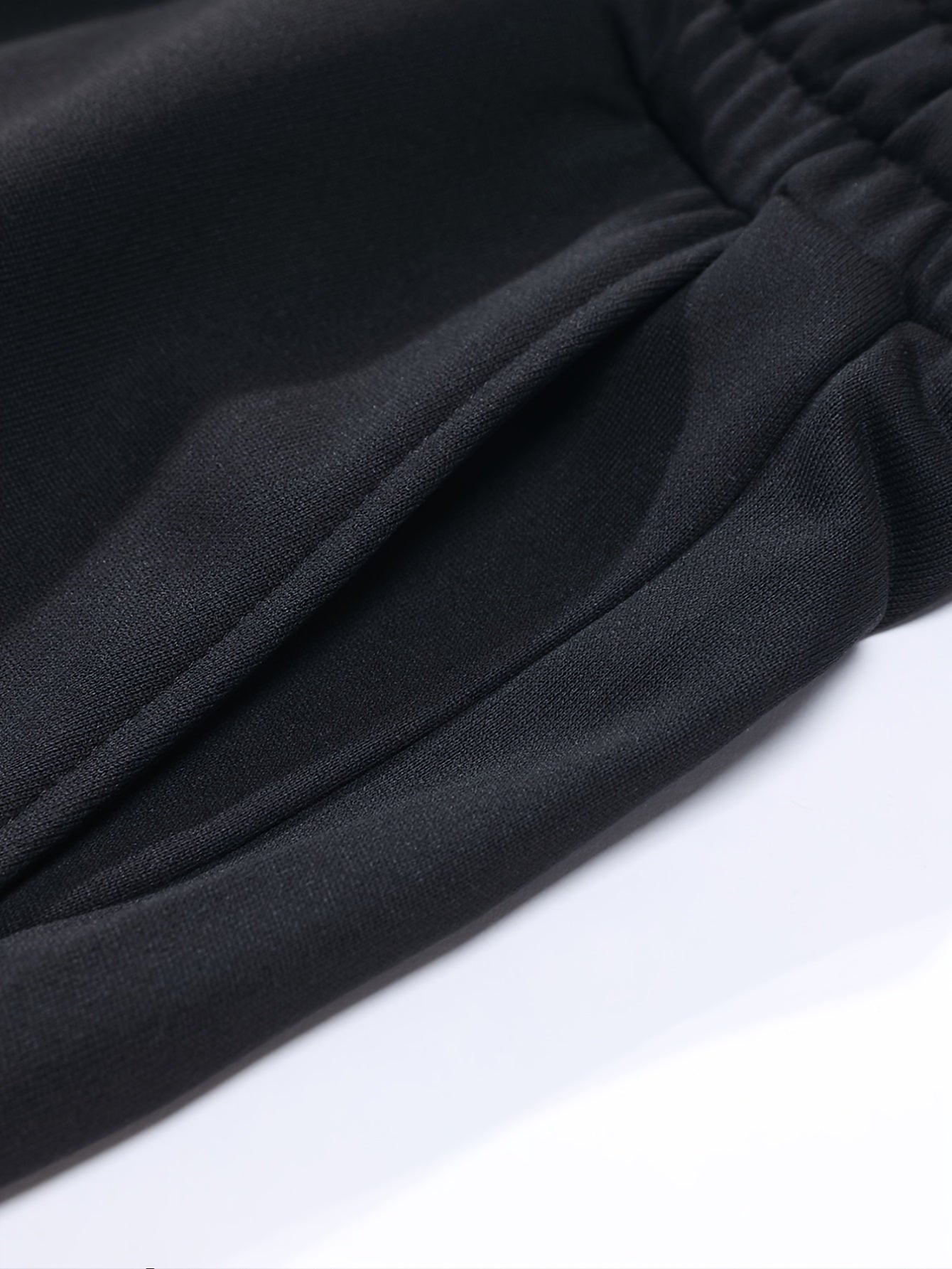 1set Men'S Casual Sports Suit, Polyester Hooded Sweatshirt and Jogger Pants Set, Solid Color, Elastic Waist, Cuffed Ankles, Knit Pullover with Pockets, Regular Fit for Outdoor Running and Jogging - Spring/Autumn Collection