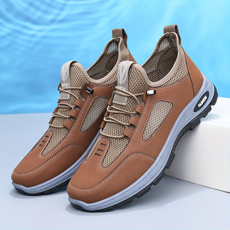NeoFlex Men'S Breathable Running Shoes - Elastic Weave Upper & Cloud Cushion Technology, Lightweight Low-Top Design for Gym, Workout, Streetwear - All-Season Comfort, Gym Footwear, Sleek Sporty Look, Durable Rubber Sole