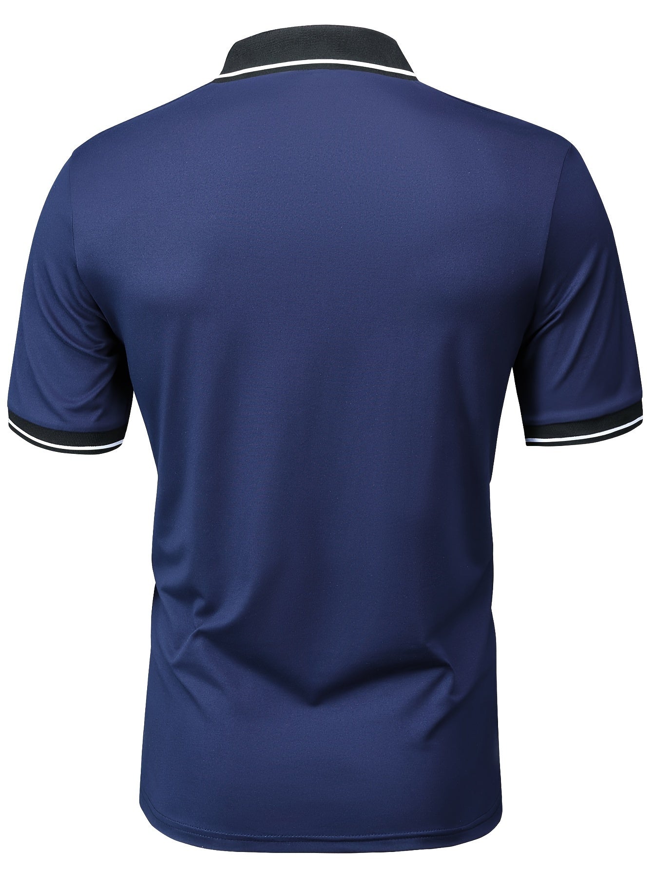 3Pcs Breathable Regular Fit Golf Shirt, Men's Casual V-Neck T-Shirt Short Sleeve For Summer, Men's Clothing