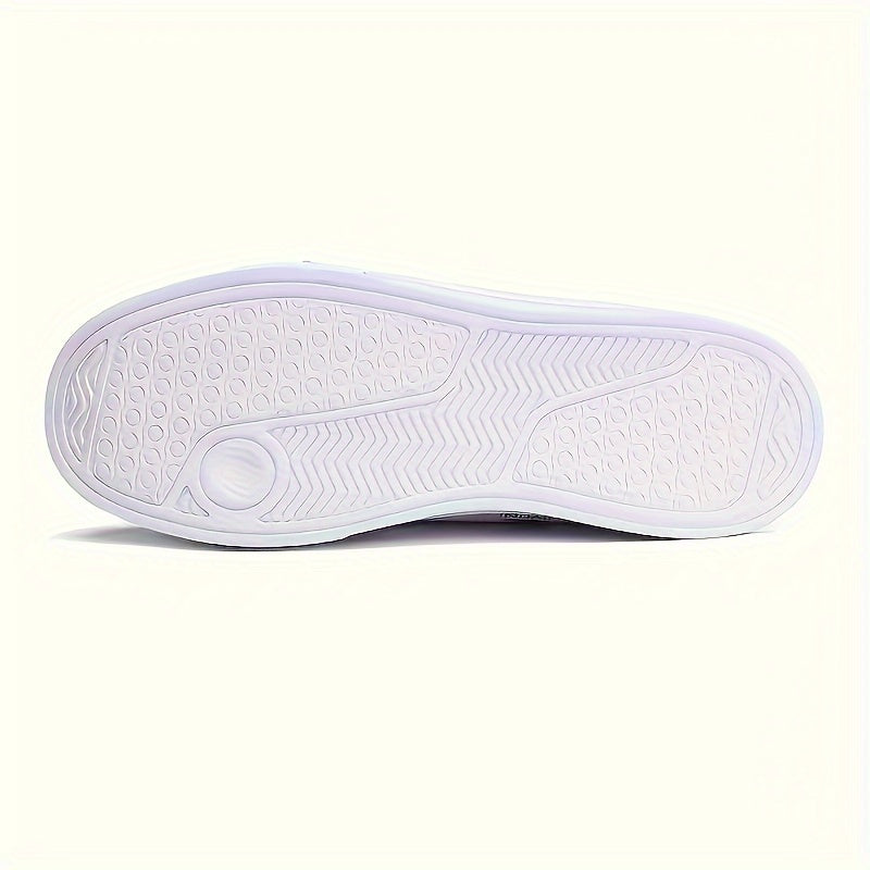 Athletic Chic | Men's Fashion Sneakers YY-9003, Casual Sports Low Top Lace-Up Shoes with Striped Microfiber Synthetic Upper, Fabric Inner & EVA Sole for Outdoor Running