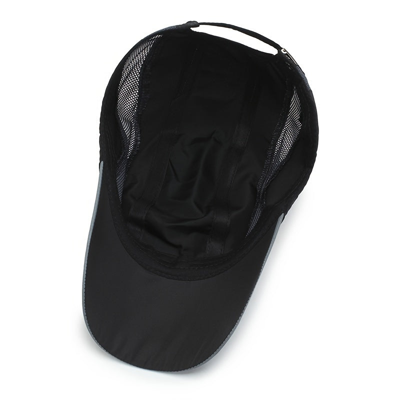New Summer Quick-Dry Baseball Cap Unisex Youth Fashion Outdoor Sports Sun Protection Breathable Mesh Hat Sunshade Truck Hat