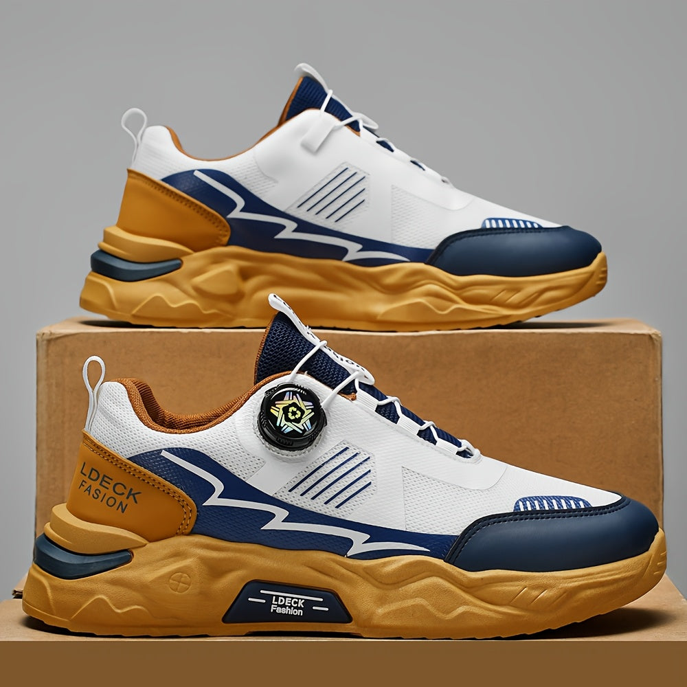 2025 Men'S Slip-Resistant Durable Fashionable Comfortable Height-Increasing Casual Skate Shoes, Low Top Round Toe Lace-Up with Fabric Inner & PVC Sole for All Seasons, Street Style Casual Footwear | Modern Look Sneakers | Dur