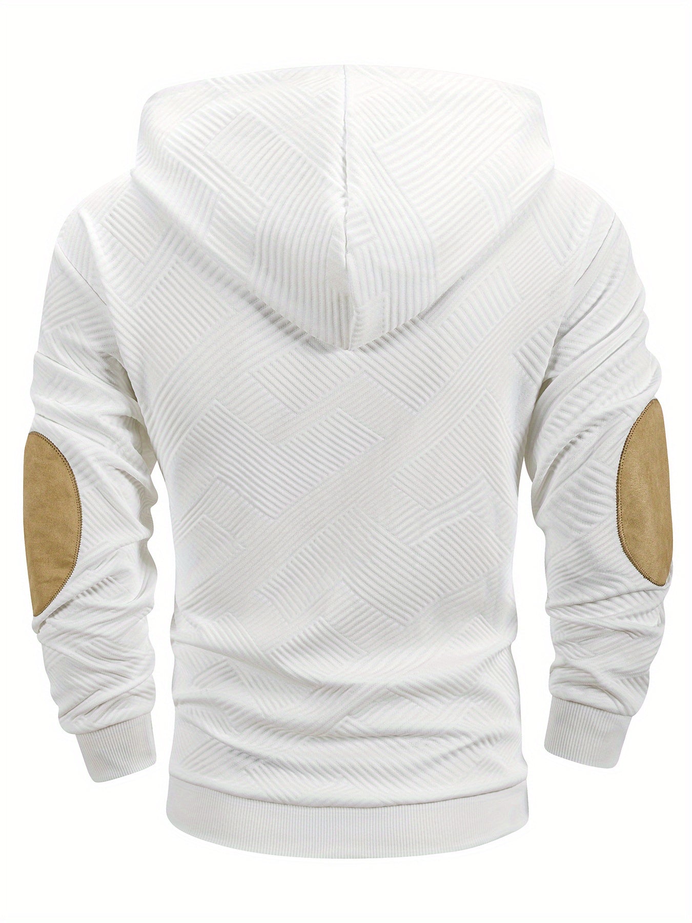 2pcs Autumn New Texture Men's Sportswear Set, Hoodie and Drawstring Pants with Pocket Contrast Design, Lightweight for Outdoor Sports and Casual Wear