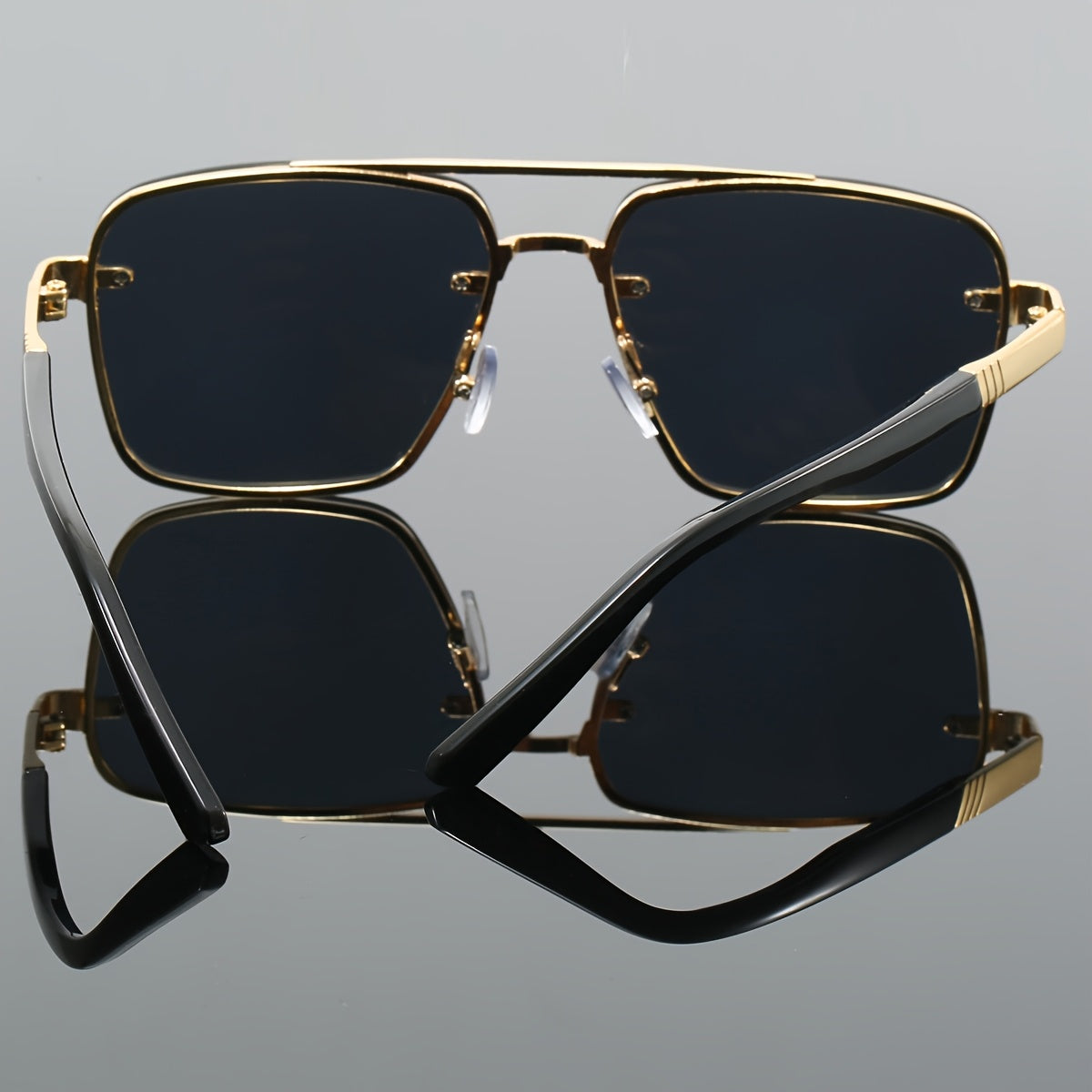 1pc Stylish Unisex Retro Square Fashion Glasses - Trendy Versatile Eyewear, Perfect for Fashion Accessory