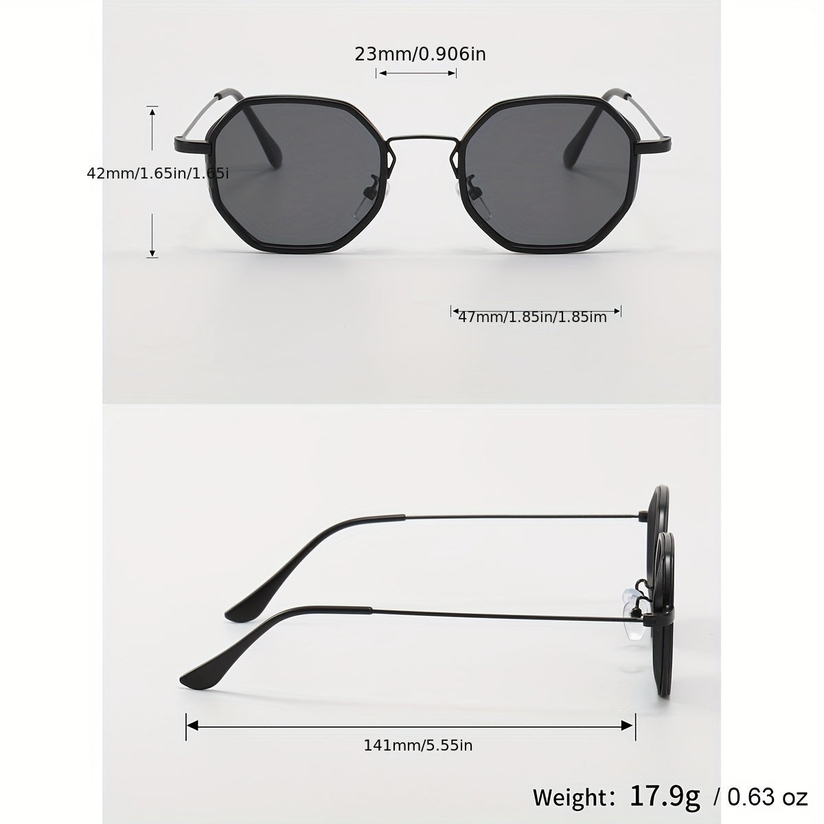 1 Pair of Men'S Geometric Copper Alloy Fashion Glasses with Red Lenses - Casual & Trendy, Ideal for, Daily Wear, and Holiday Gifts, Holiday Fashion Glasses|Sleek Metal Frame Glasses|Polycarbonate Lenses, Glasses