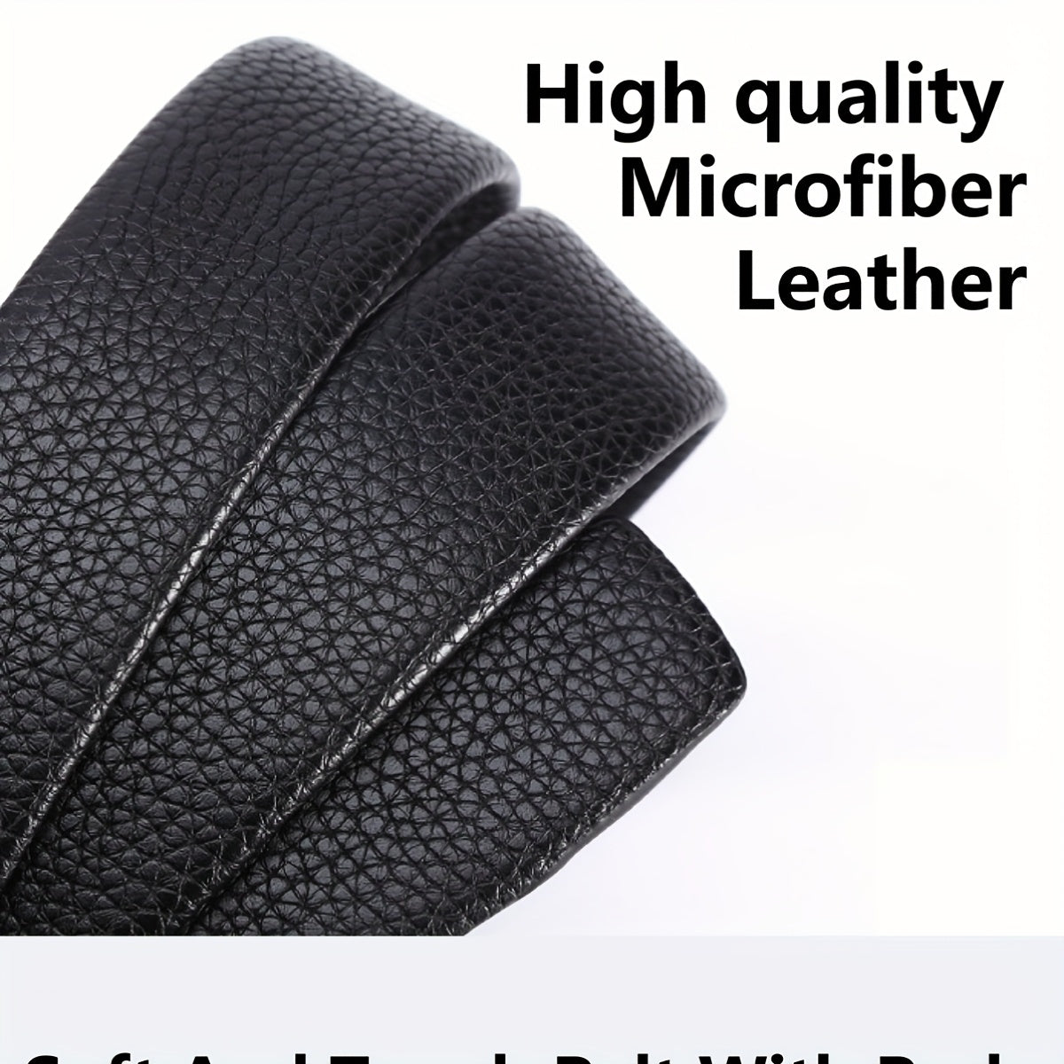 Men's Luxury Belt with Automatic Buckle - Adjustable 120-130cm, Formal & Casual Dress Belt, Alloy Construction for Everyday & Special Occasions - Sophisticated Men's Accessory, Belt Accessories, Stylish Crocodile Texture, Tex