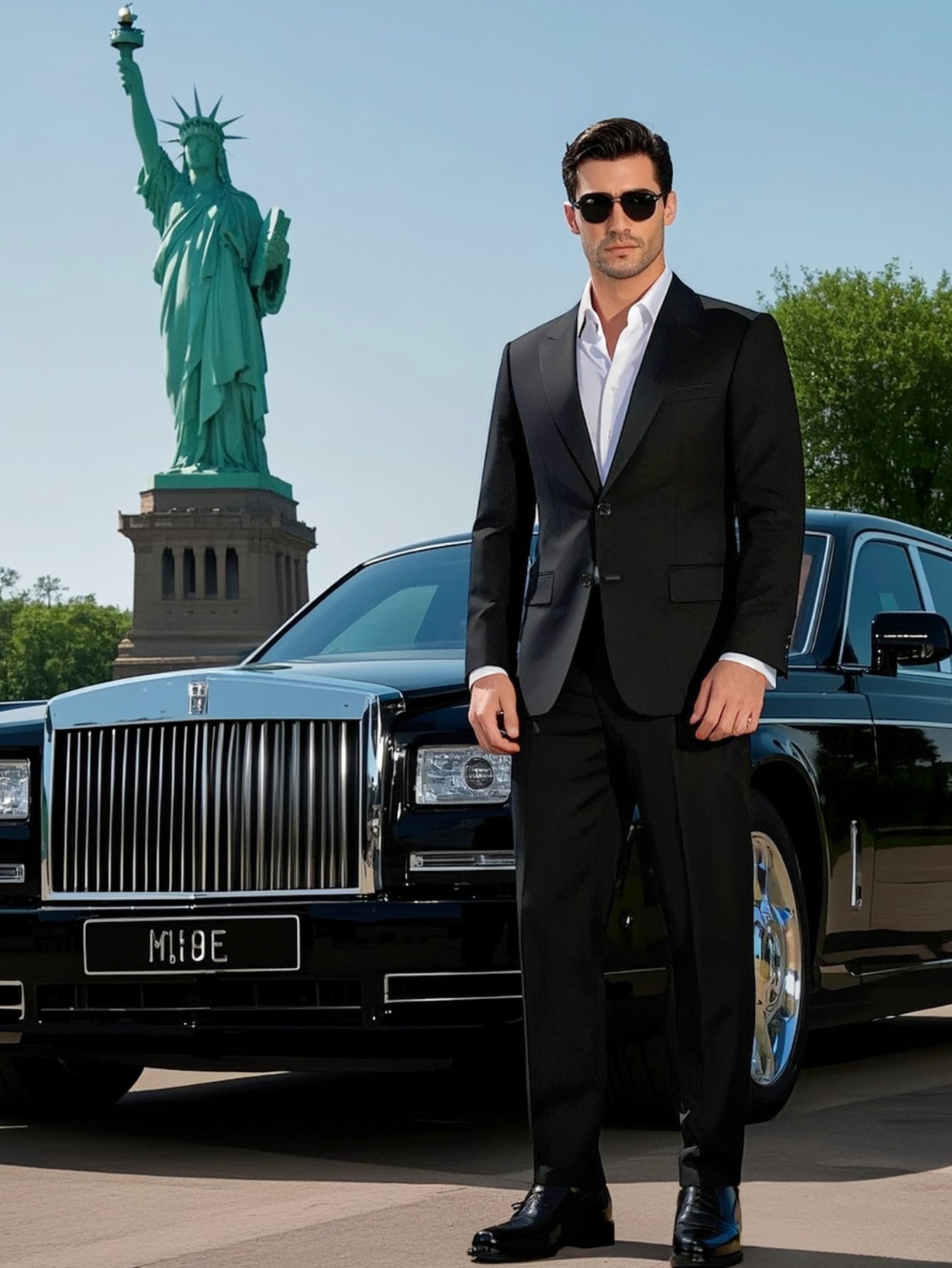 Men'S Formal Suit Set Featuring a Two-Button Lapel Jacket And Trousers. A Simple, Comfortable, And Classic Outfit for Adult Males, Suitable for Professional Office Wear, Elite Business Attire, And High-End Casual Suits. Ideal