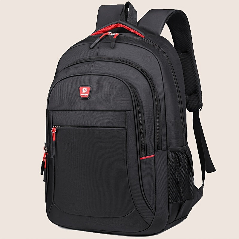 Zipper Random, Large Capacity Outdoor Hiking Backpack Camping Bag for Men's Casual Backpack, Fits 17-inch Laptop, Durable School Backpack with Multiple Compartments, Multi-layer Design, Spine Protection Backpack, Height 48cm