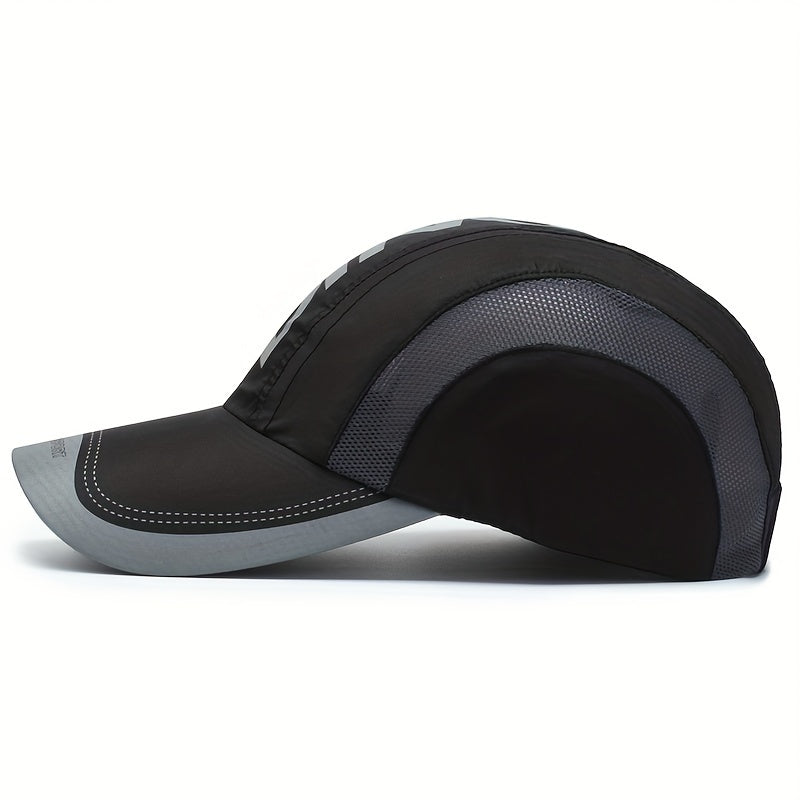 New Summer Quick-Dry Baseball Cap Unisex Youth Fashion Outdoor Sports Sun Protection Breathable Mesh Hat Sunshade Truck Hat