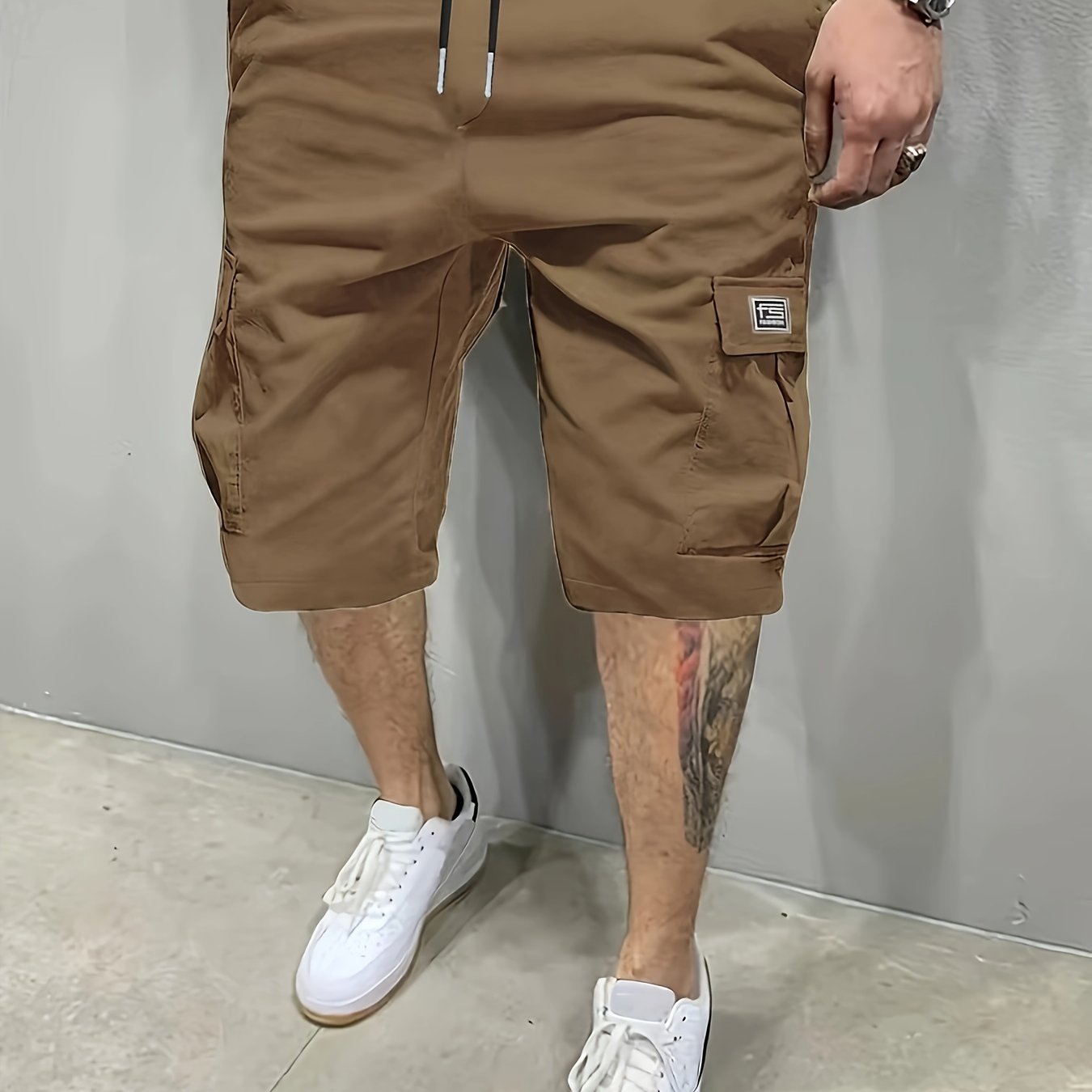 Men's Cargo Shorts Pants Outdoor Hiking Multi-Pocket Utility Shorts, Casual Style, For Summer Hiking Cycling