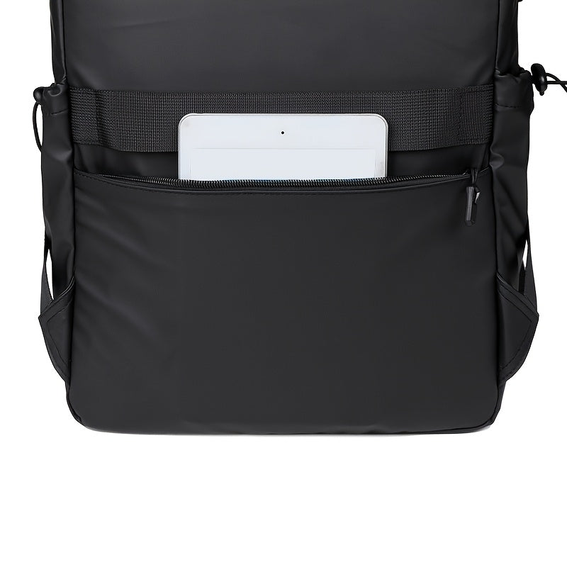 Business Travel Backpack | Men'S Stylish Black & Gray-Green Large-Capacity Backpack with Dry Wet Separation | Perfect for Business Trips, Gym, Swim & Short Stays | Durable Commuter Backpack for Work, School, and Travel | 60-I