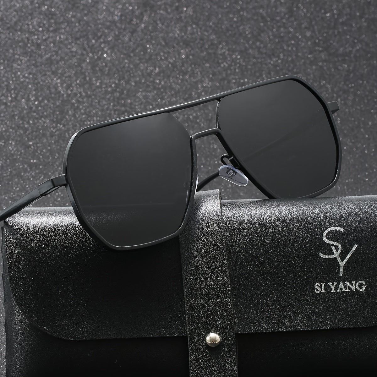 SIYANG Brand Men's Toad Classic Casual Glasses Color Changing Glasses - Day and Night Glasses - Suitable for Gift Giving with Exquisite Packaging, Eyeglass Case and Cloth