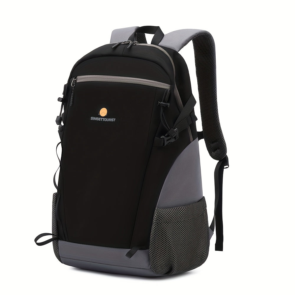 SWEET TOURIST Men'S Lightweight Hiking Backpack - Durable Oxford Fabric, Large Capacity, Adjustable Straps, Multiple Compartments for Outdoor Travel, Sports & Casual Use, Hiking Gear, Sturdy Construction