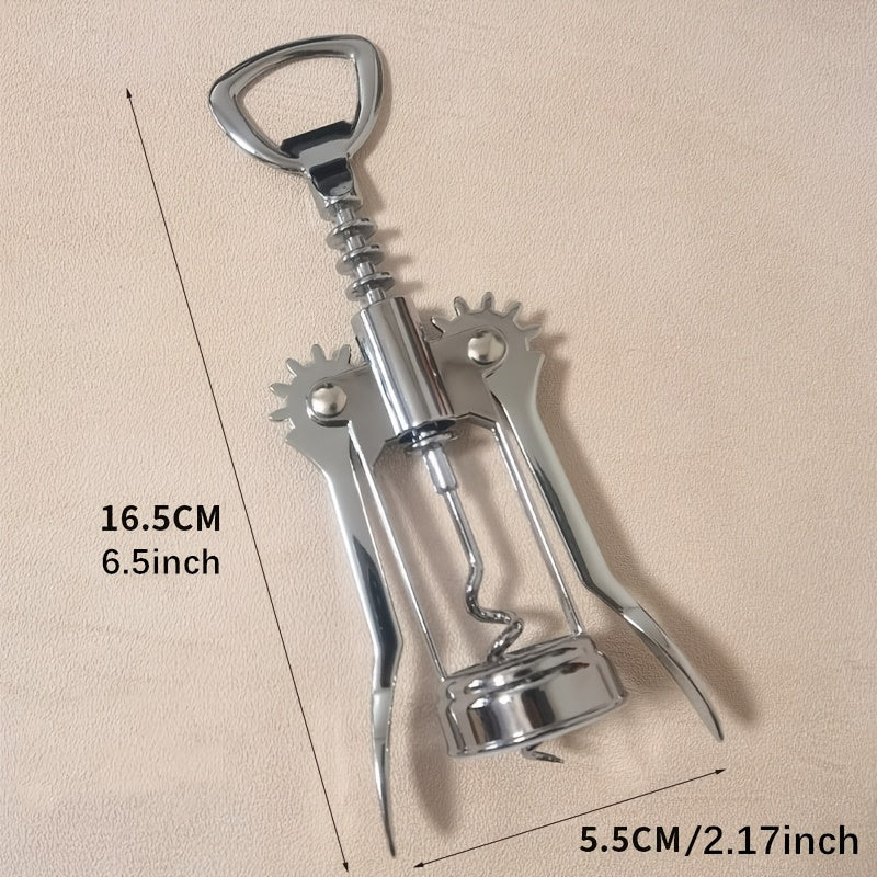 1pc, Multifunctional Red Wine Bottle Opener Creative Beer Wine Bottle Opener Wine Labor-Saving Wine Opener Screwdriver