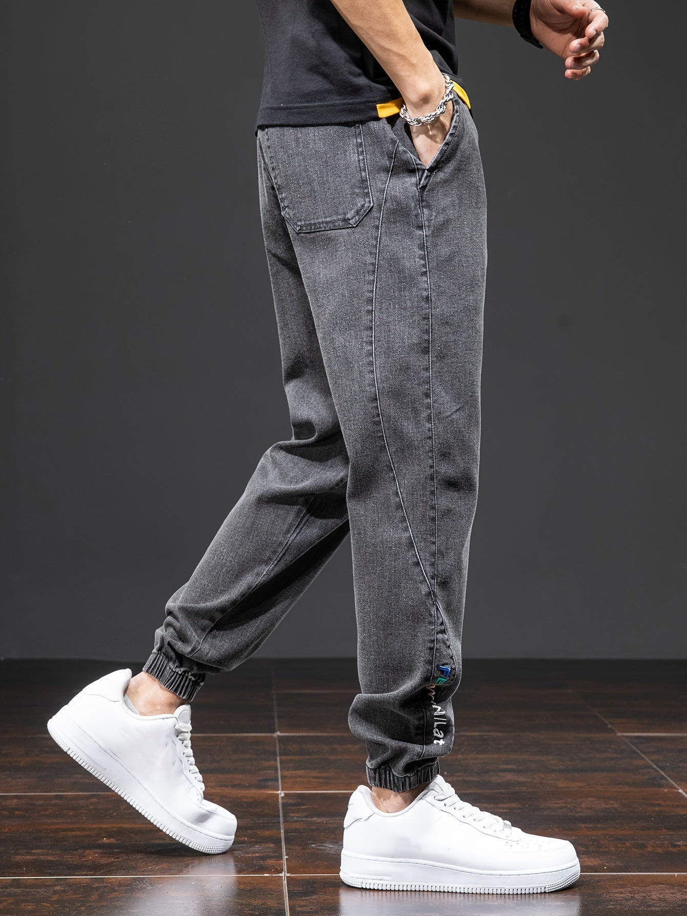 Men's Street Jeans Loose and Comfortable Overalls